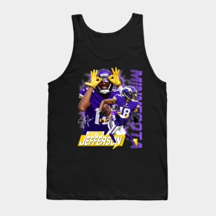 VINTAGE JUSTIN JEFFERSON FOOTBALL Tank Top